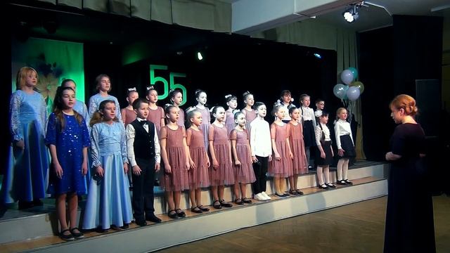 Старший хор Образцового коллектива "Детская музыкально - хоровая студия "Чайка", 55-лет,10.04.2022г