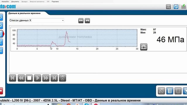 Диагностика Митсубиси л200. Стук двигателя.Ошибок нет.