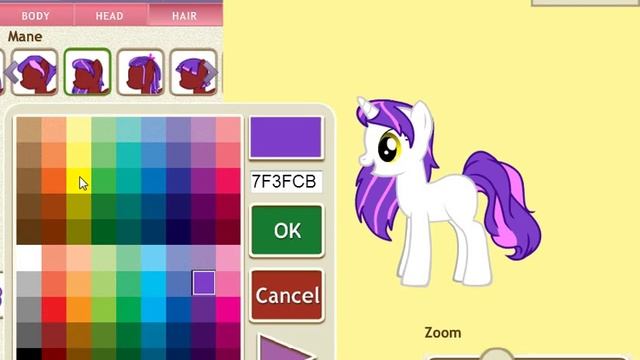 Как сделать Аки Фентон в пони креаторе. How to make Aky Fenton in the pony creator