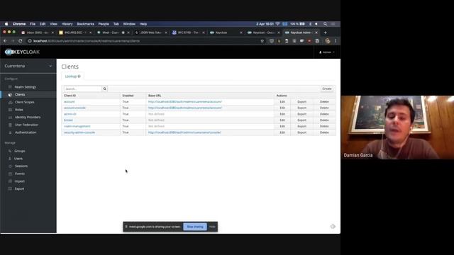 Cuarentena & Learn # Episodio 2 - Damian Garcia - Keycloak