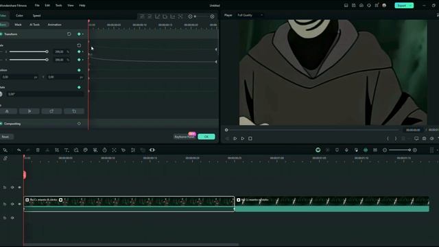 SMOOTH GRAPH TRANSITIONS TUTORIAL! - FILMORA 13