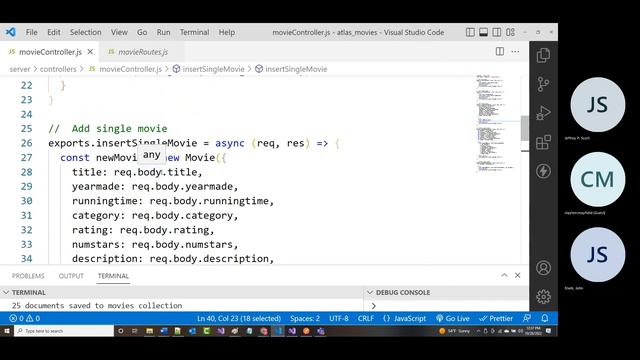 AWD1111 - Database Driven Website Development - Day #49 - Intro to MongoDB Atlas Part 2 - 10/28/202