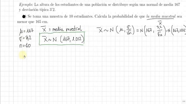Inferencia Estadistica | Distribucion muestral de medias y proporciones