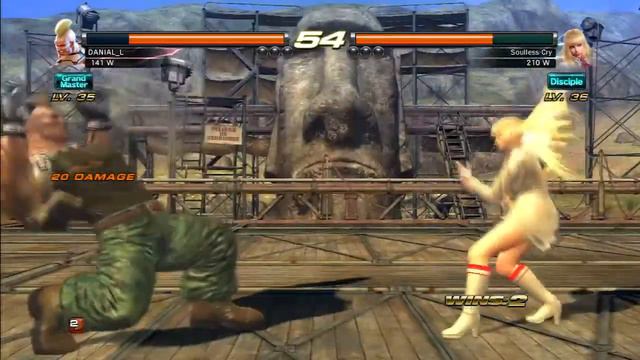 Tekken Revolution - Online battle VS one of my friends