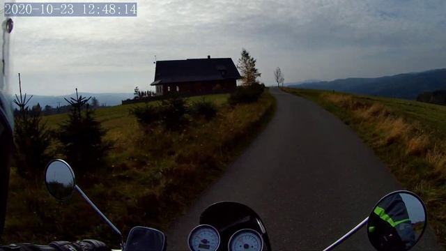 Jawa 350 OHC-Troják a rozhledna Maruška.