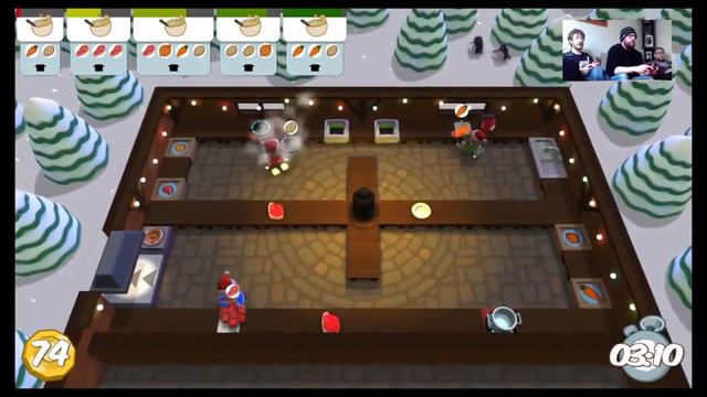 Overcooked Xmas DLC - Sonny, Finn & Gaming Mule Play LIVE!!!