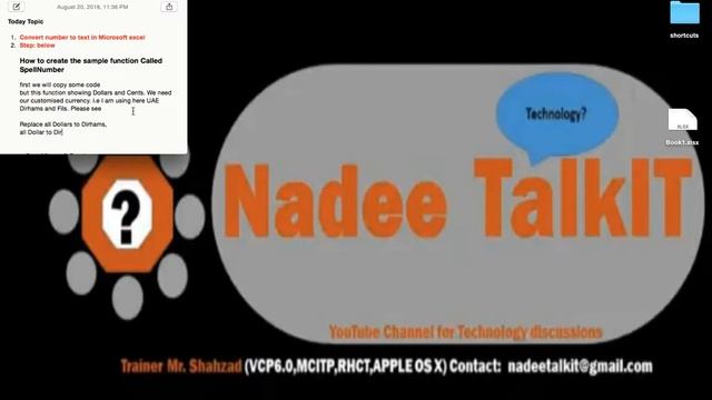 Number to Text in Excel | Excel Tips | Convert Dollar to any Currency format excel