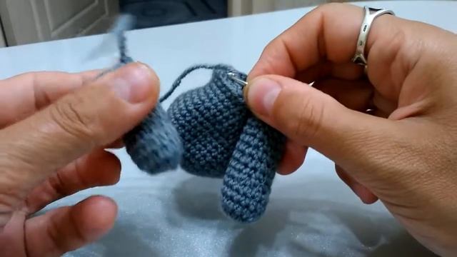 Мастер-класс. Котёнок. Часть 5. Тельце и воротничок. Сборка.