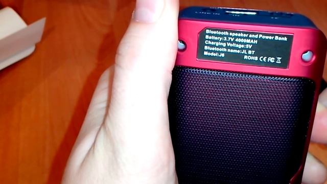 Обзор и тестирование Bluetooth колонки и PowerBank 4000mAh ч 1  bluetooth speakers and powerbank