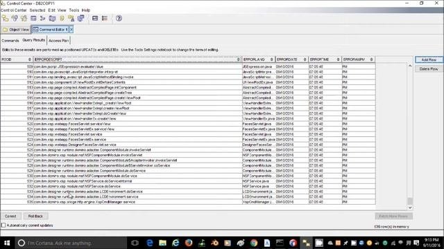 Döcu Content IBM Notes Domino Designer Oracle JDeveloper Error Log App