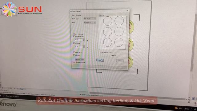 MESIN CUTTING STICKER JINKA XL 451 AC AUTO CONTOUR CUT - SUN INDONESIA