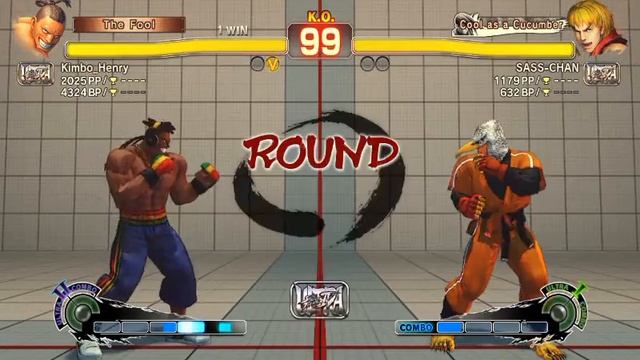 USF4: 12 Rounds Straight!! (2/6) Kimbo_Henry (Dee Jay) vs. SASS-CHAN (Ken)