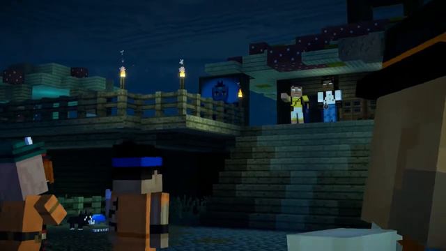Minecraft: Story Mode - Season Two (Episode 4) #08 - Что же скрывается под бедроком?