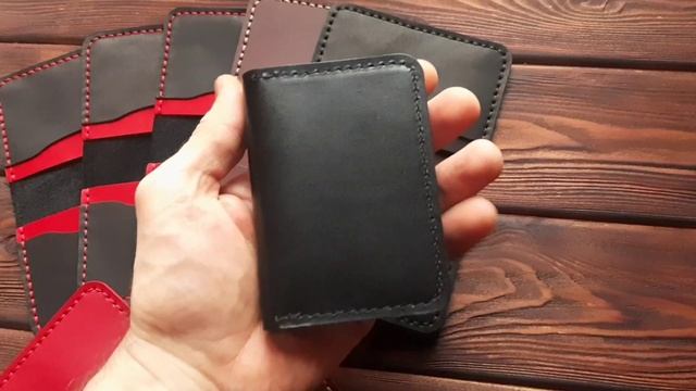 картхолдеры Столица ручной работы из натуральной кожи
