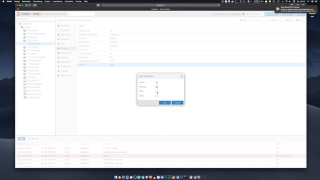 Docker in LXC unter Proxmox installieren