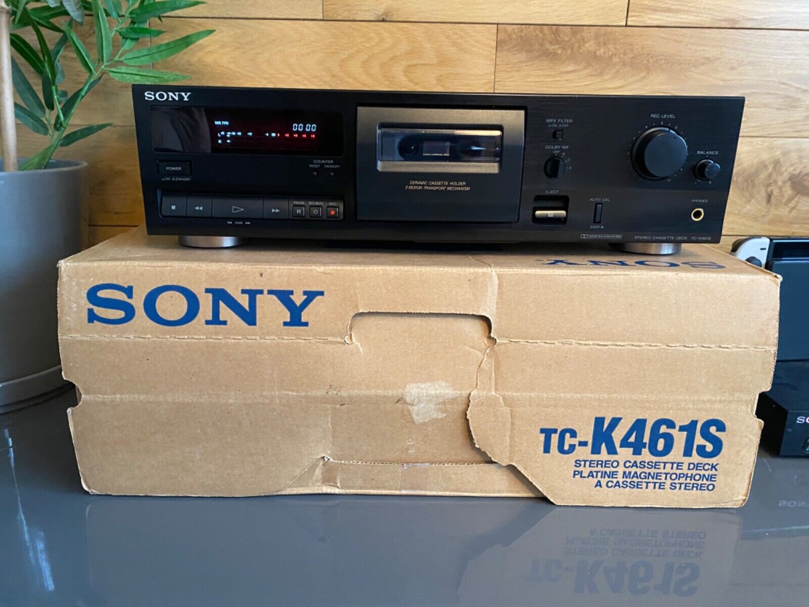 Кассетная дека Sony TC-K461S Dolby S-Малайзия-1995-год