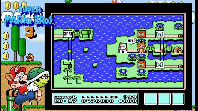 Super Mario Bros. 3 / NES / Famicom / Денди / Dendy [Часть 3]