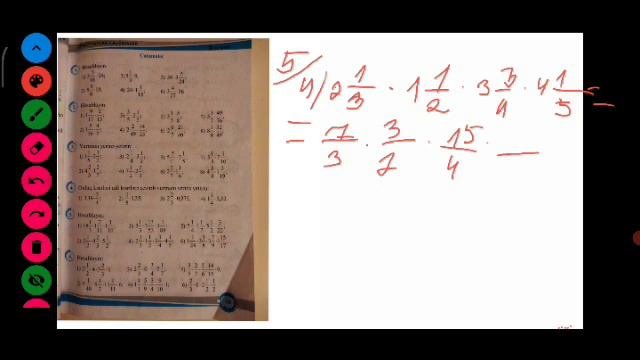 Riyaziyyat Namazov çalîşmalar 6-cı sinif səh 424344 Qarışıq ədədlərin vurulması