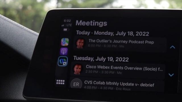 Webex &  Apple CarPlay