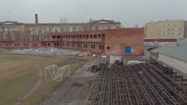 Строительство трибун на стадионе "Кировец" Санкт-Петербург, компания Эксина