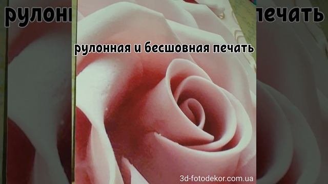 Виниловые Фото Обои с 3D Розами на Флизелиновой основе. Наш сайт: 3d-fotodekor.com.ua