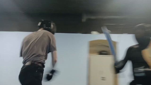 Stick fighting.