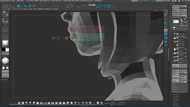 [ZBrush] Module 7 - Game Character Creation - 5. Creating the Teeth and Tongue