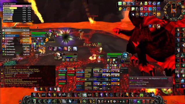 Sartharion 3 Drakes 25 Man Kill (Resto Shaman PoV) - WoTLK WoW Classic