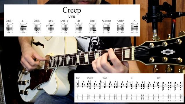 Karen Souza - Creep Tutorial (guitar Lesson)
