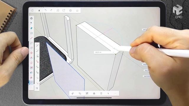Modeling a Chair on the iPad  SketchUp for iPad