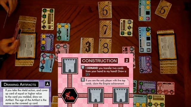 Innovation: Artifacts of History -- Demo Game  Explanation
