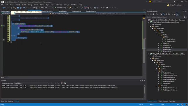 RPG API in Unity3D - 029 - Node Editor - Iteration 1 - 05 - Adding Node Classes