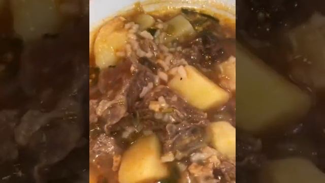 суп рисовый картошкой