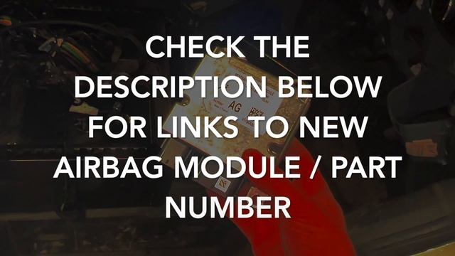 MK8 Ford Transit Airbag & ABS warning lights on dash