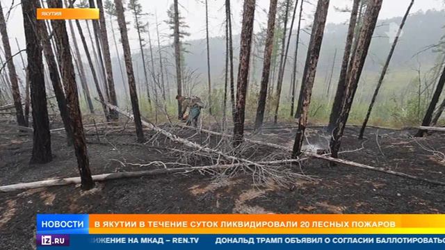 Рен ТВ # Новости_Сразу несколько населенных пунктов в Якутии оказались под угрозой из-за приближающи