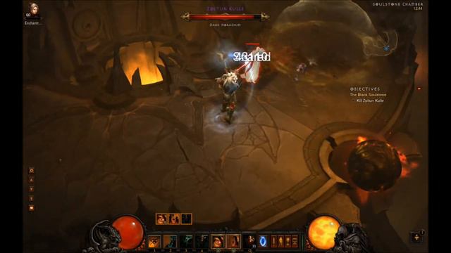 Diablo III - Barbarian kills Zoltun Kulle solo (Inferno) including stats and build