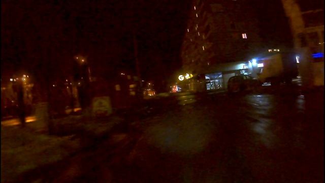 Чупакабра бегает по ночному г.Кемерово
