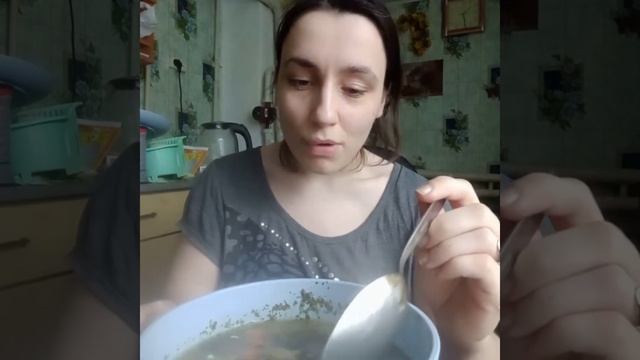 Приготовила зелёный борщ.из щавля! (День 5)