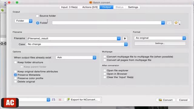 Batch Convert .DPX to .JPG on Mac-XnViewMP