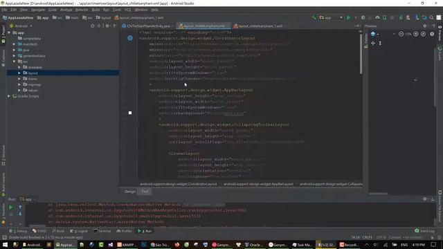 how to fix android.view.InflateException: Binary XML file line #68: Error inflating class null