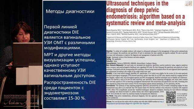 23 апреля 2017 г. Лекция "Эндометриоз. Тазовые боли. Причины. Лечение. «Центр боли»"
