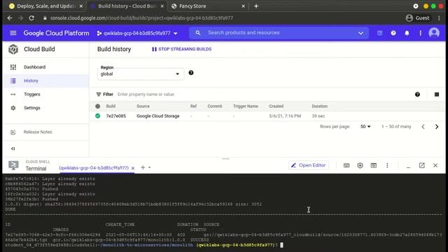 Deploy, Scale, and Update Your Website on Google Kubernetes Engine |  Website Google Cloud | GSP663