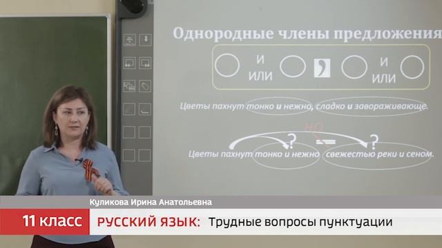 11 класс. Русский язык. Трудные вопросы пунктуации