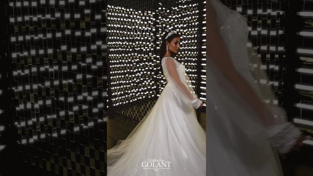 Блестящее свадебное платье Леона