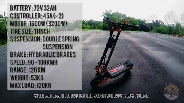 Elektrik skuter | Electric scooter | Zero 11x | The new Mega electric scooter | 1st impression