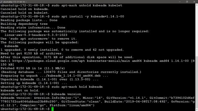 28 Upgrading the Kubernetes Cluster