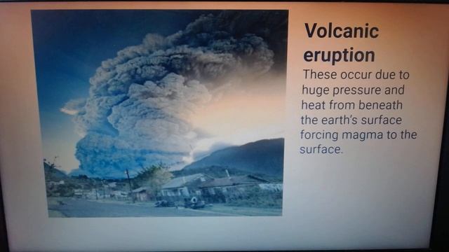 Grade 8 Human vs Natural disasters video 1