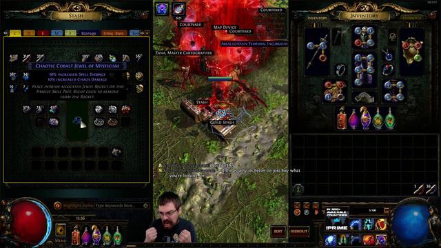 Let's Play Path Of Exile 3.3: Incursion (Arc Witch Build) With CohhCarnage - Episode 59