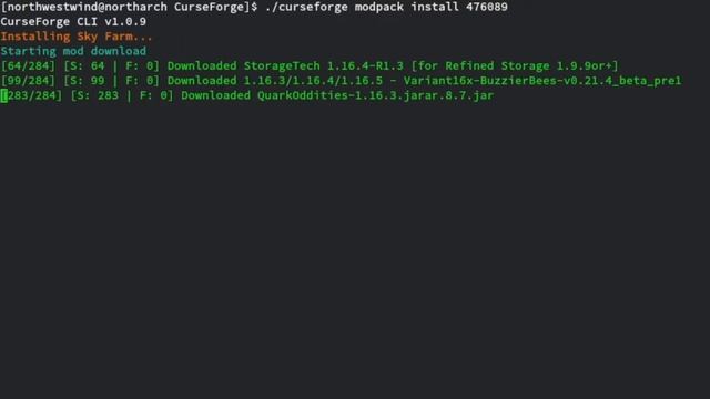 How to Install Modpacks on Linux? | CurseForge CLI Usage Tutorial (Modpack Installation)