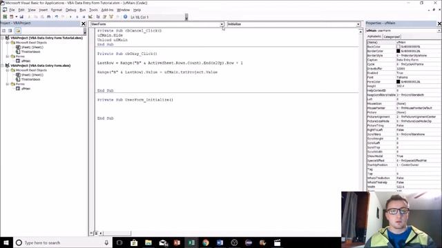 Excel VBA Entry Form - Part 2 (Frames, Combo-Boxes, Add Items)